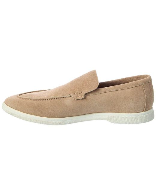 Allen Edmonds Natural Payton Suede Loafer for men