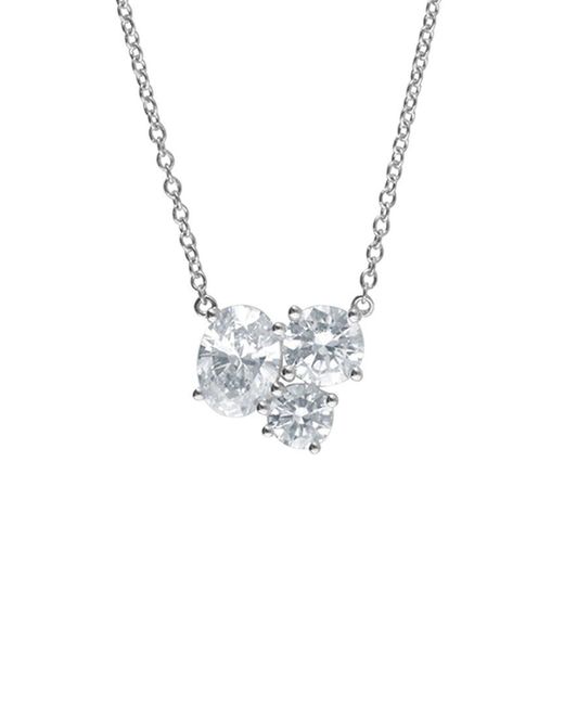 Lab Grown Diamonds Metallic 14K 1.75 Ct. Tw. Lab-Grown Diamond Pendant