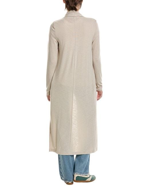 Michael Stars Natural Izzy Longline Open Cardigan