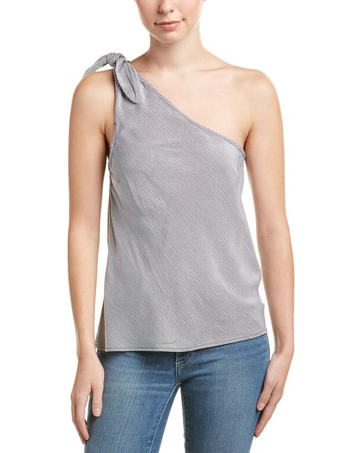 Splendid One-shoulder Tank in Black - Save 21% | Lyst