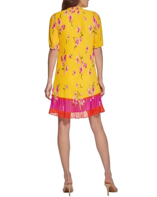 DKNY Red Shift Dress