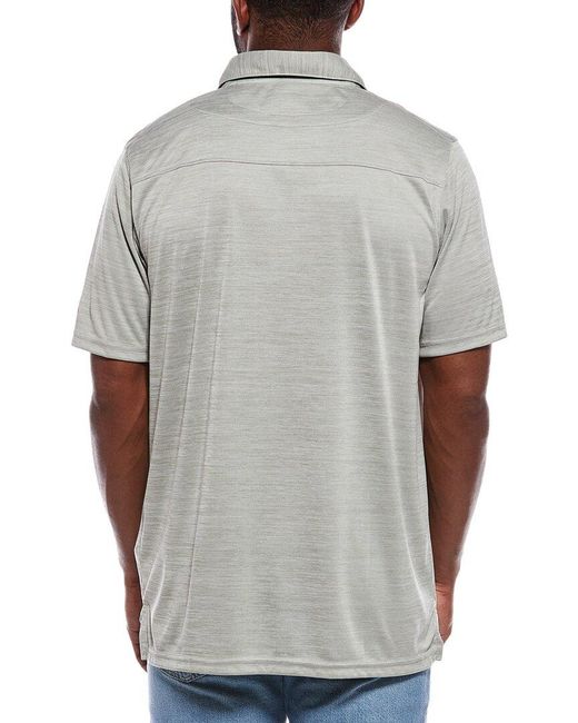 Oakley Gray Aero Hydrolix Polo Shirt for men