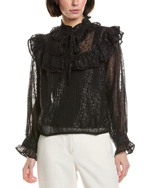 ANNA KAY Black Soelle Blouse