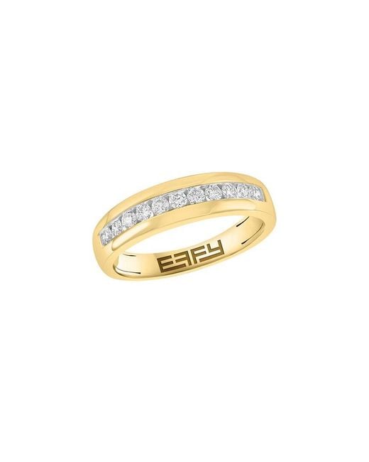 Effy Fine Jewelry White 14K 0.43 Ct. Tw. Lab-Grown Diamond Ring