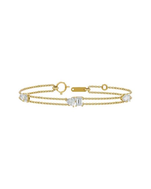 Lab Grown Diamonds White 18K Over 2.15 Ct. Tw. Lab-Grown Diamond Bracelet