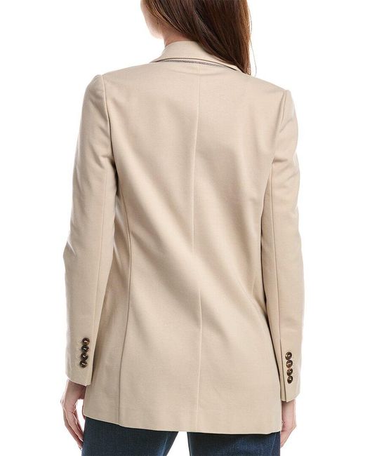 Brunello Cucinelli Natural Blazer