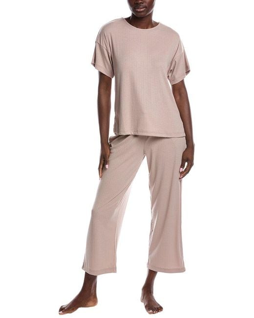 Natori Pink 2Pc Soothe Pajama Set