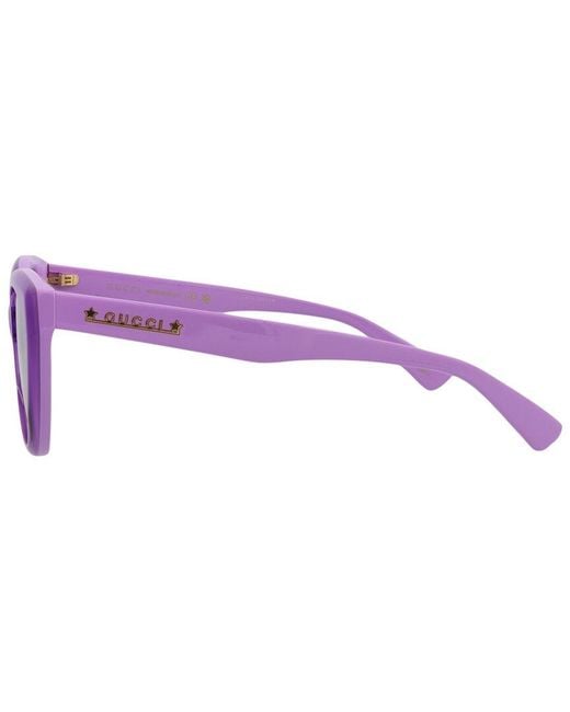Gucci Purple Gg1588S 54Mm Sunglasses