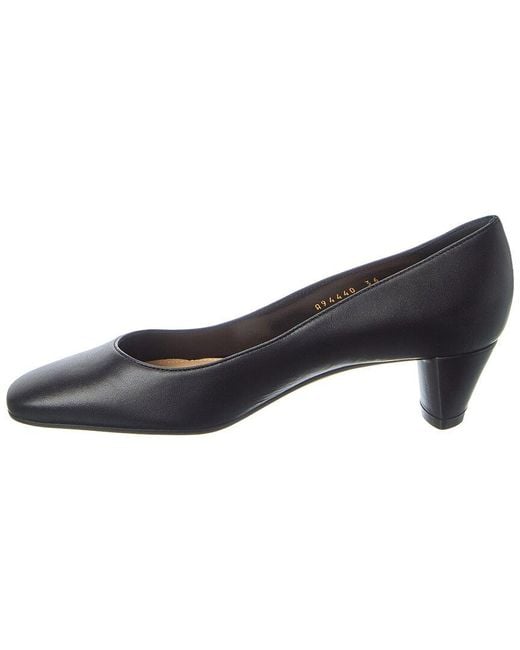 Sergio Rossi Blue Andrea Leather Pump