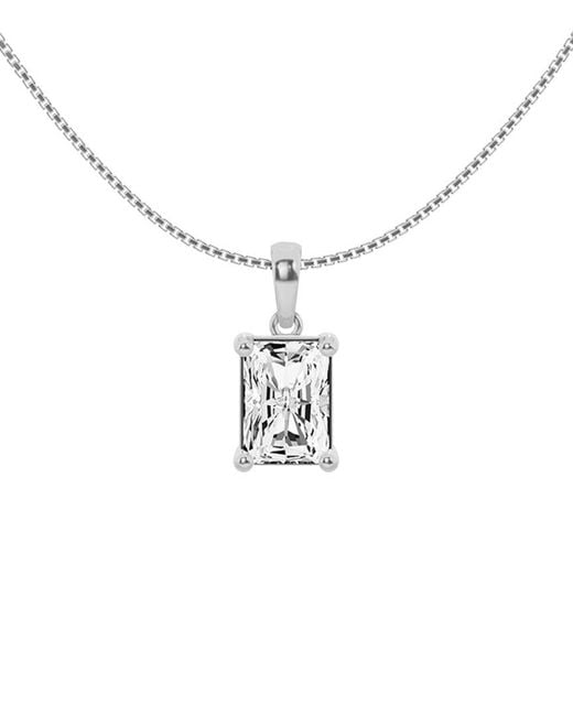 Lab Grown Diamonds White 14K 2.00 Ct. Tw. Lab-Grown Diamond Solitaire Pendant Necklace