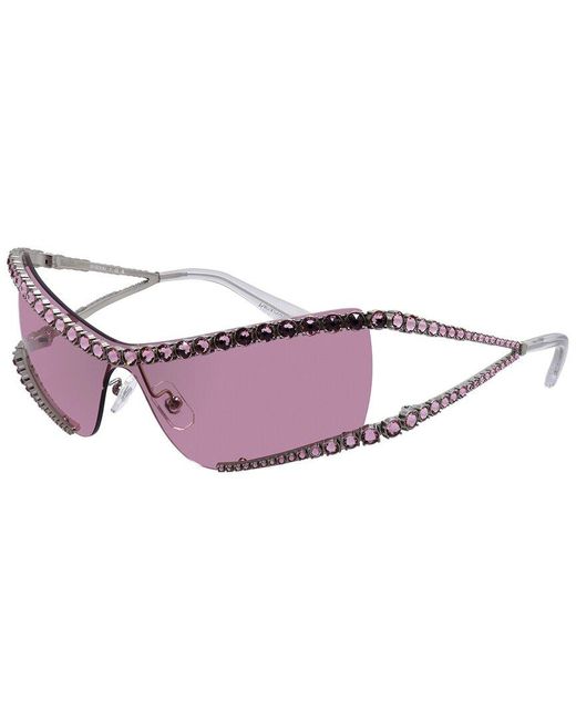 Swarovski Purple Sk7022 33Mm Sunglasses
