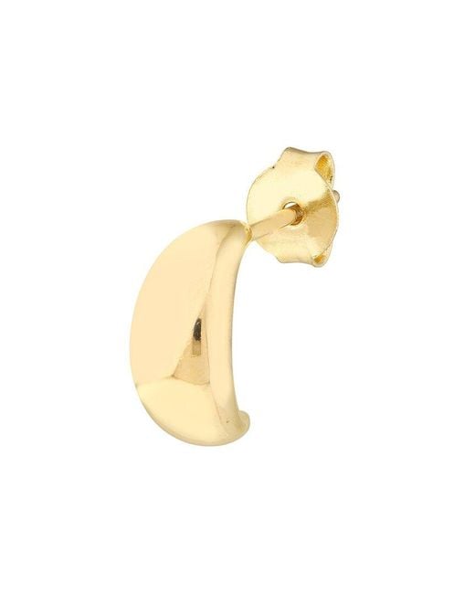 HAWLEY ST Metallic 14K Hoop Earrings