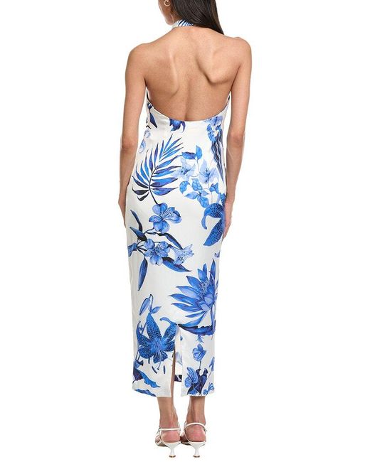 Rococo Sand Blue Midi Dress