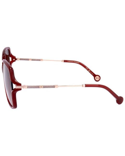 Carolina Herrera Red 58Mm Sunglasses