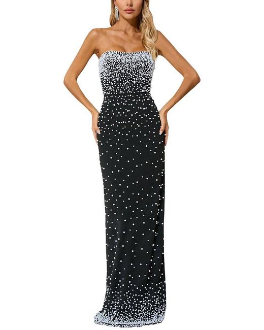 Monique Lagarde Black Maxi Dress