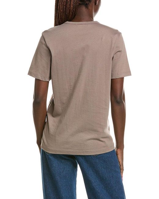 Michael Stars Brown Hudson Crewneck T-Shirt
