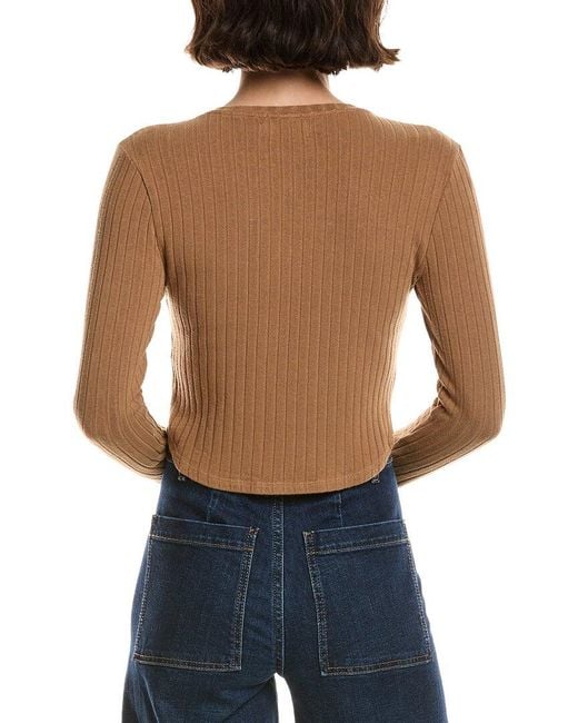 Bella Dahl Blue Crewneck Top