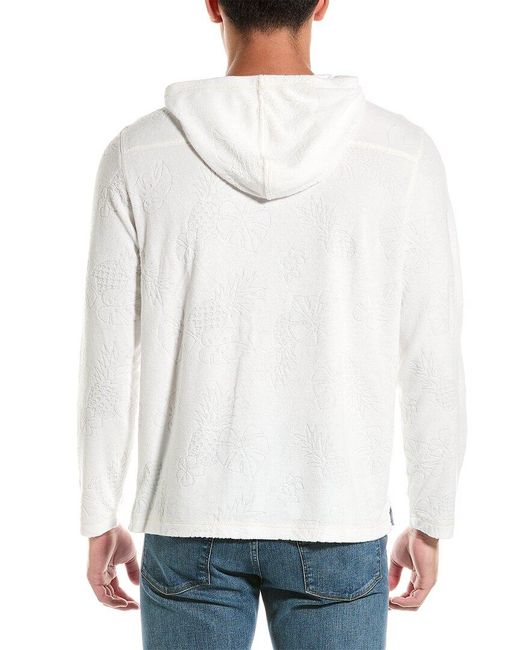 Tommy Bahama White Poolside Paradise Hoodie for men