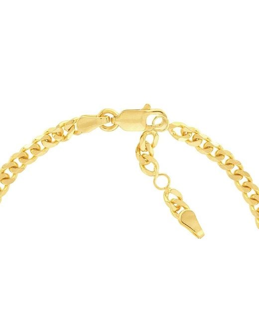 HAWLEY ST Metallic 14K Curb Bracelet