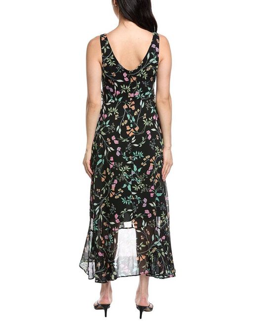 Sam Edelman Green Ruffled Midi Dress