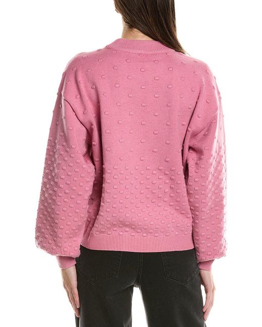 CROSBY BY MOLLIE BURCH Pink Miller Sweater