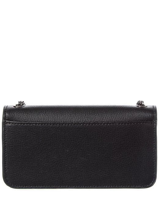 Karl Lagerfeld Black Lafayette Wallet On Chain