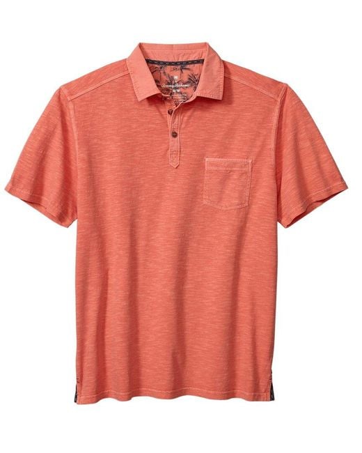 Tommy Bahama Orange Condesa Canyon Polo Shirt for men