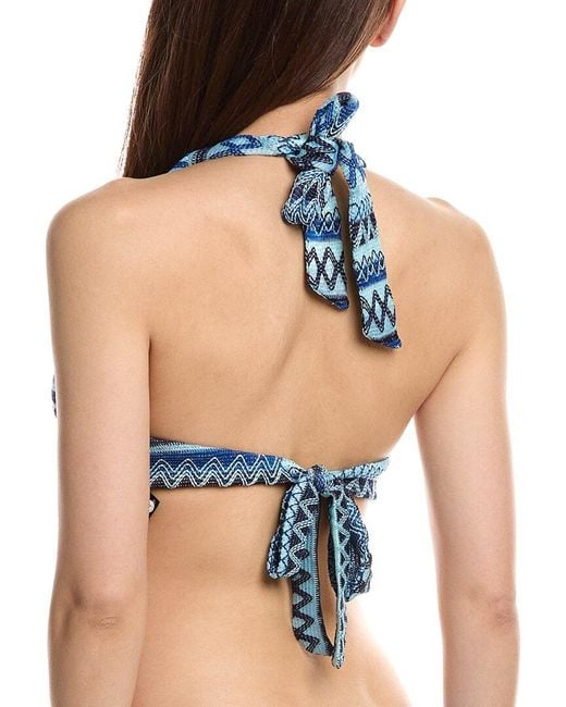 Beach Riot Blue Louise Bikini Top