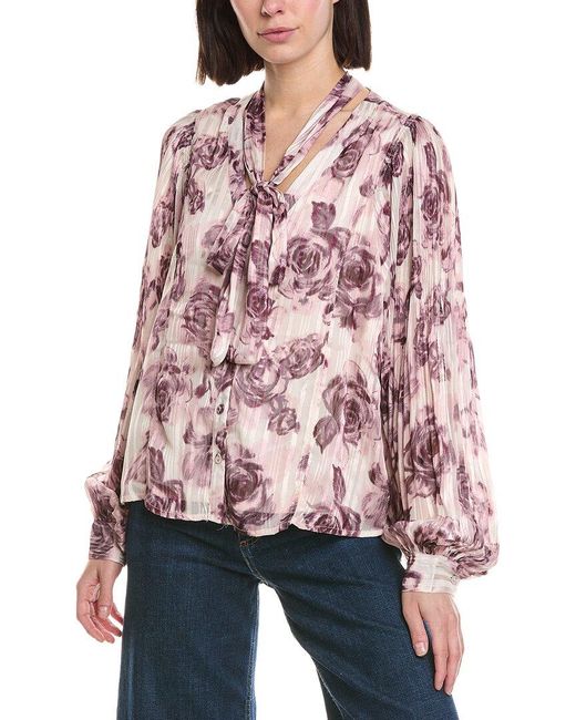 JACQUIE THE LABEL Red Emily Blouse