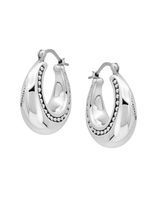 MaxColor Metallic Dangle Earrings