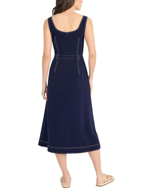 Luxely Blue Midi Dress
