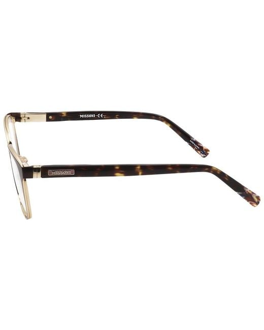 Missoni Brown 52Mm Optical Frames
