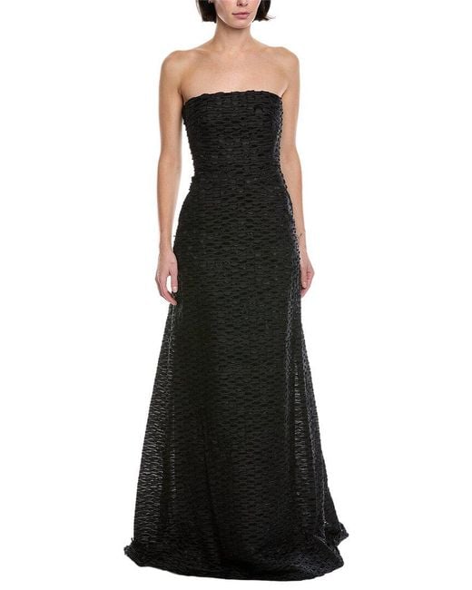 Akris Black Silk-Lined Maxi Dress