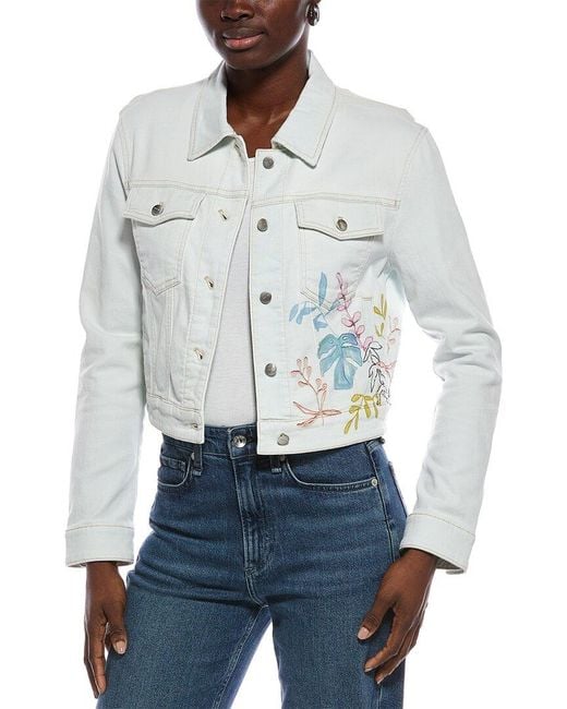 Marc Cain White Denim Jacket