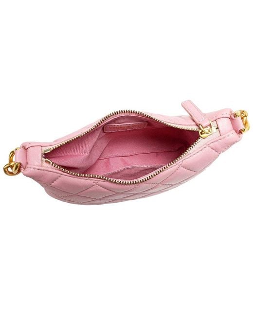 Tiffany & Fred Paris Pink Tiffany And Fred Paris Quilted Leather Shoulder Bag