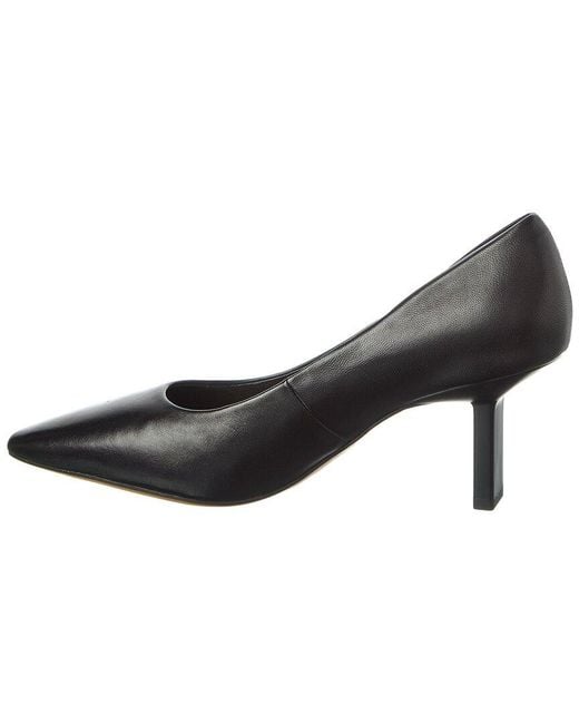 Franco Sarto Black Julissa Leather Pump
