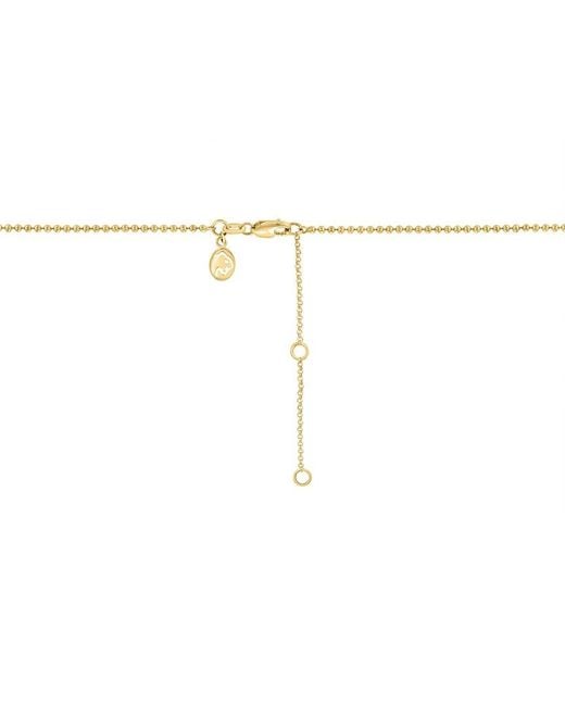 Effy Fine Jewelry Metallic 14K 0.06 Ct. Tw. Diamond & 5.5Mm Pearl Necklace