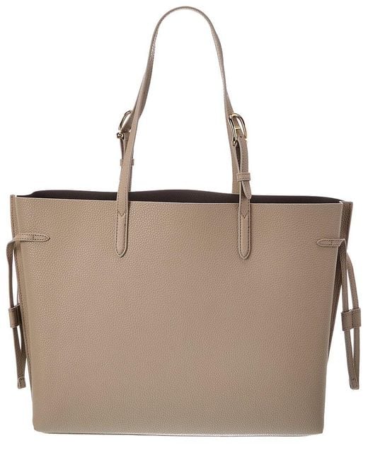 Furla Natural Ava Leather Tote