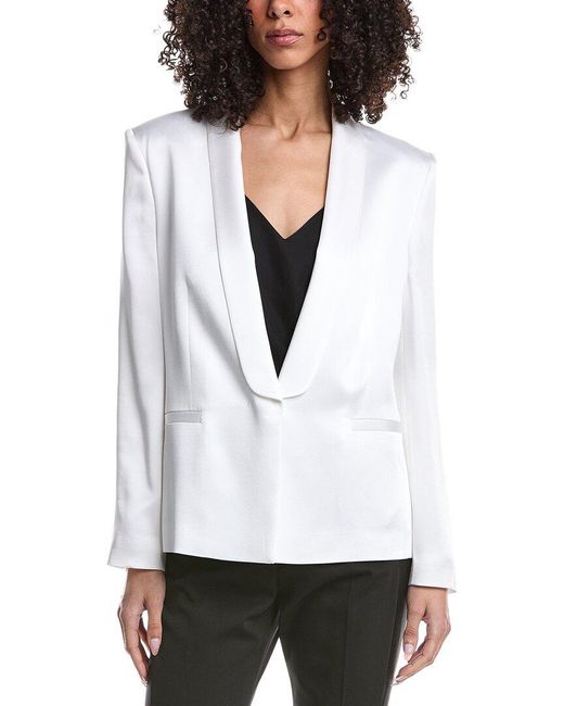 Boss White Janka Blazer