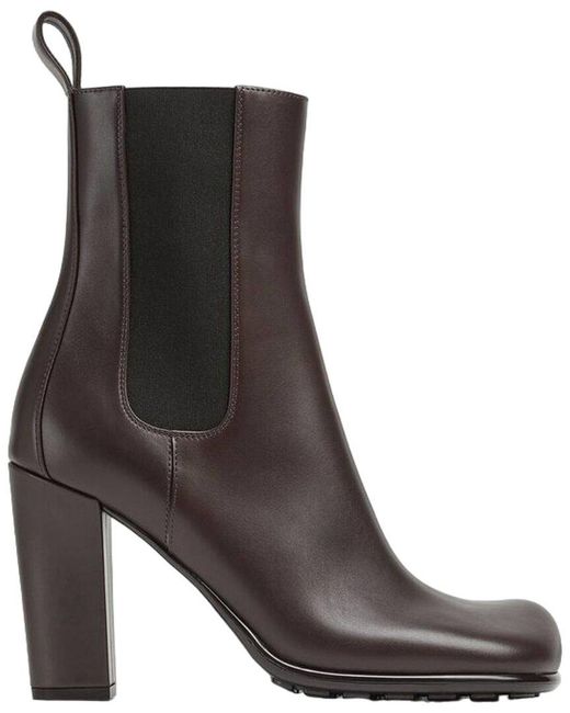 Bottega Veneta Brown Storm Leather Chelsea Boot