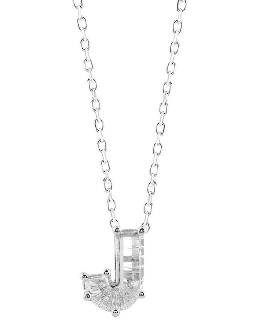 Ethos Creations White Brilliant Bloom 14K 0.95 Ct. Tw. Lab-Grown Diamond Initial Pendant