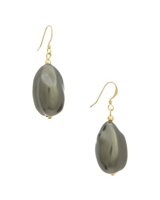 Kenneth Jay Lane Metallic Plated Dangle Earrings
