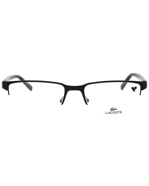 Lacoste Black 55Mm Optical Frames for men