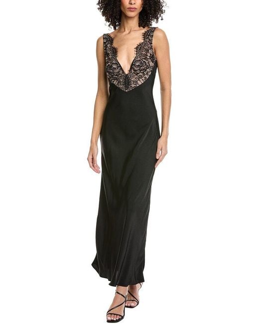 Bardot Black Hayden Lace Slip Dress