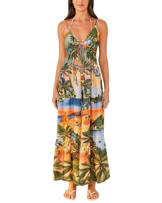 Farm Rio Metallic Carioca Cover Up
