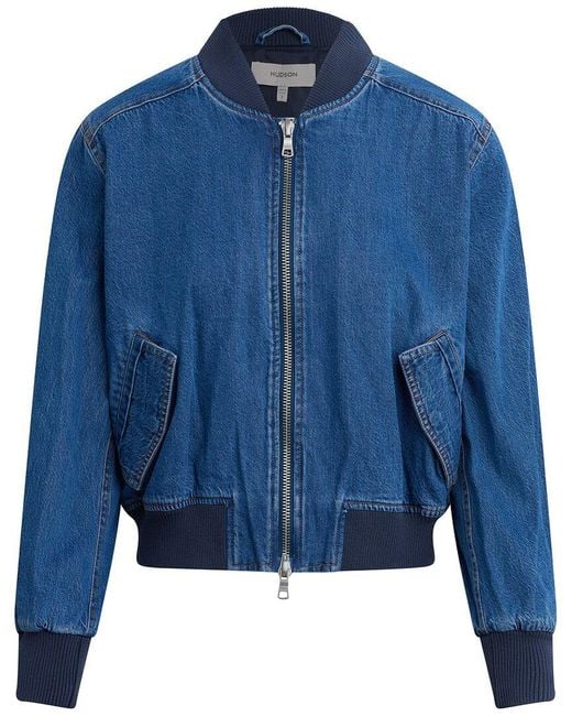 Hudson Blue Bomber Jacket