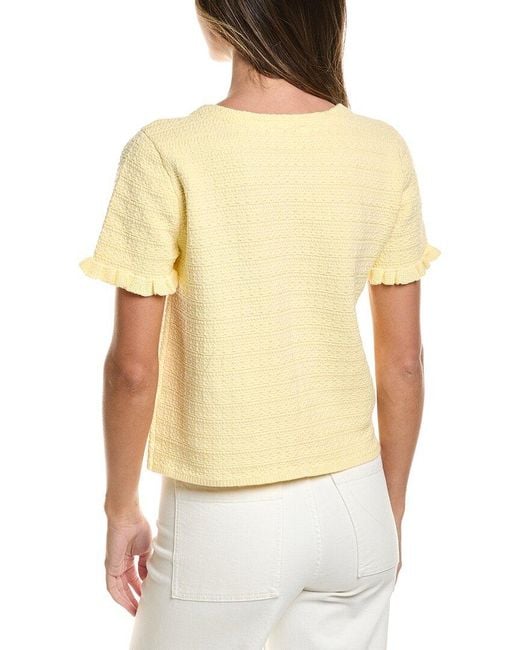 Cece Yellow Sweater Jacket