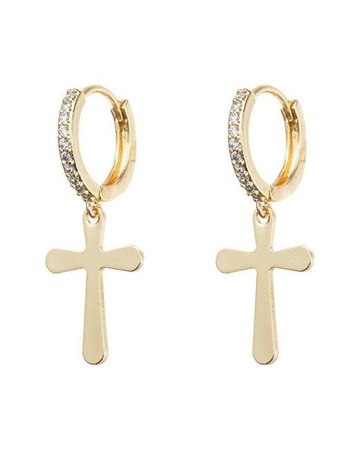 Eye Candy LA Metallic The Luxe Collection 24K Plated Carla Earrings
