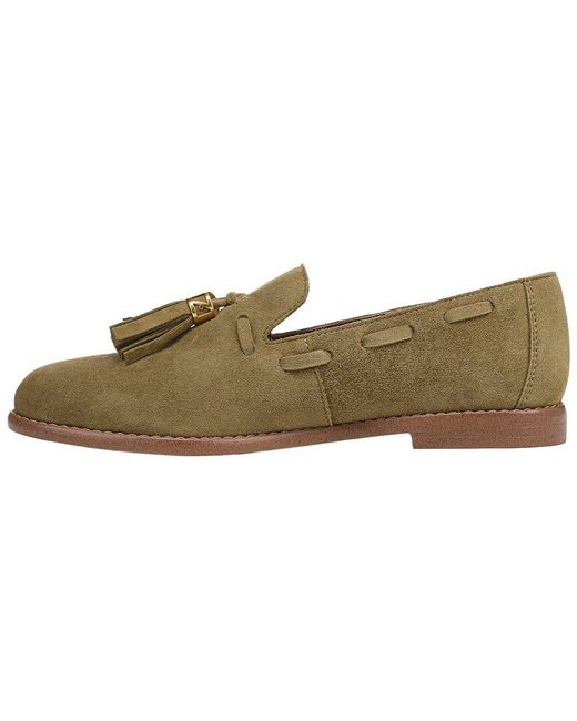 Franco Sarto Brown L-Hartlie Leather Loafer