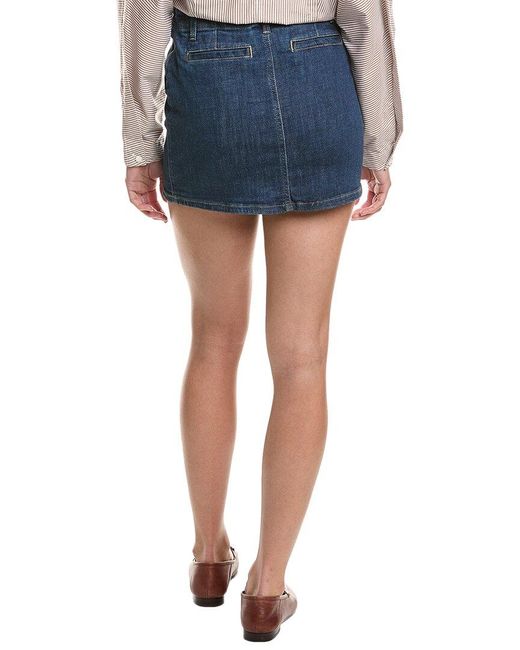 Free People Blue We The Free Daylight Denim Mini Skirt